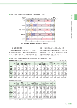 17 第1 章 イ 身体障害の原因