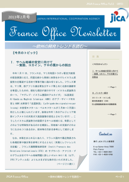 ニューズレター2013年2月号（PDF/1.27MB）