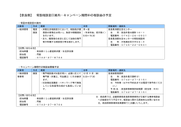 【奈良県】 常設相談窓口案内・キャンペーン期間中の相談会の予定