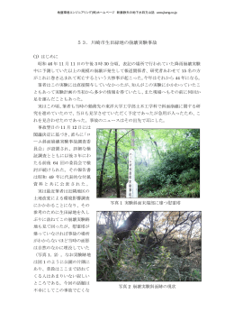 53．川崎市生田緑地の崩壊実験事故 - 地盤環境エンジニアリング株式会社