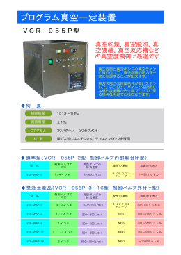プログラム真空一定装置