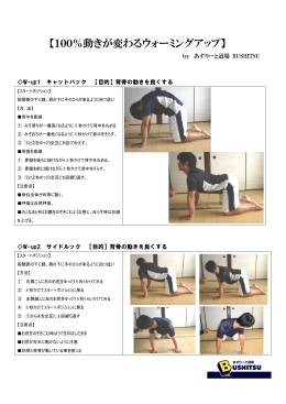 ダウンロード - あすりーと道場 BUSHITSU