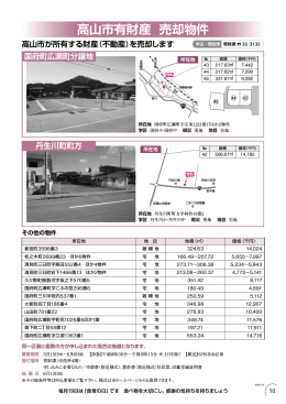 市有財産を売却します （PDF 599.9KB）