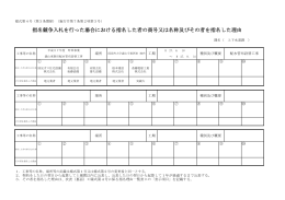 指名競争入札を行った場合における指名した者の商号又は名称