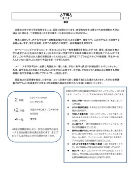 大学編入 " 2 + 2 "