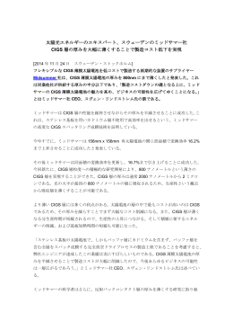 太陽光エネルギーのエキスパート、スウェーデンのミッド