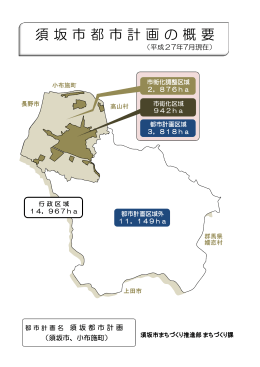 平成27年度須坂市都市計画の概要【PDF形式：212KB】