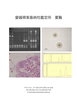 愛媛県家畜病性鑑定所要覧（PDF：651KB）