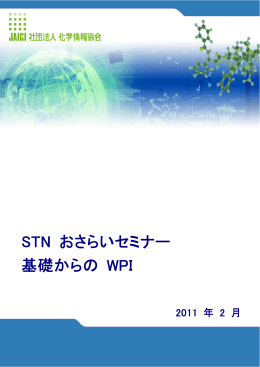 基礎からの WPI (2011.2)