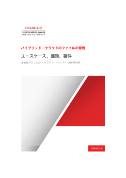 ユースケース、課題、要件