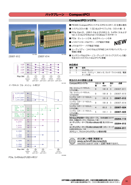 バックプレーン ― CompactPCI