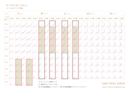 カール・サイズ一覧