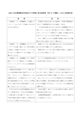 山形＝名古屋便観光利用拡大PR事業に係る説明会（H26.8.12 開催