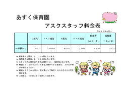 アスクスタッフ料金（PDFファイル）