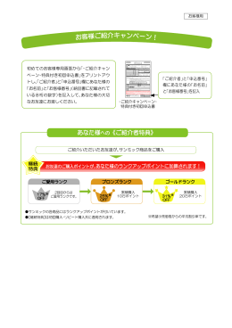 お客様ご紹介キャンペーン!