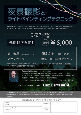 ライトペインティング2015ledlenser