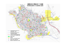 地震発生時に閉塞を防ぐべき道路 （緊急輸送道路及び沿道耐震化道路）