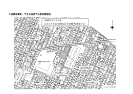吉祥寺東町一丁目合流式下水道改善施設