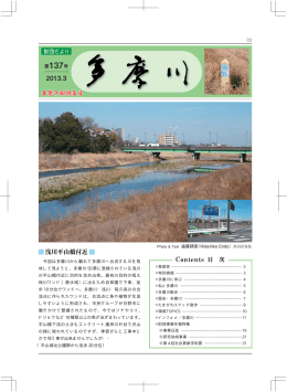 今回は多摩川から離れて多摩川へ合流する川を取 材して見ようと