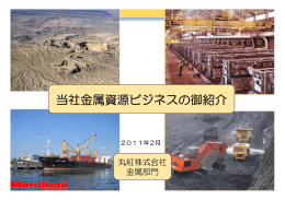 金属部門事業説明会資料