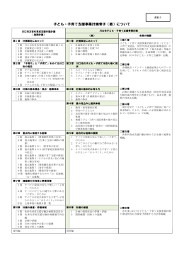 子ども・子育て支援事業計画骨子（案）について