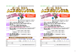 PDF／第17回鎌倉市シニアボウリング大会申込用紙ダウンロード