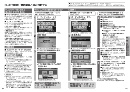 BLUETOOTH対応機器と組み合わせる