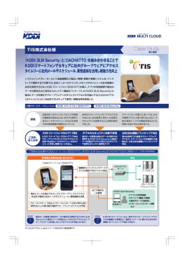 TIS株式会社様 『KDDI 3LM Security』と『CACHATTO』を組み合わせる