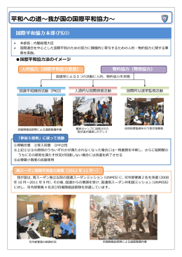 国際平和協力本部（PKO）（PDF形式：543KB）