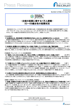 主婦の就業に関する1万人調査