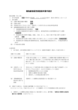 毒物劇物販売業登録申請について （PDFファイル 153.4KB）