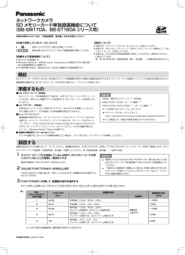 ネットワークカメラ SD メモリーカード単独録画機能 - psn