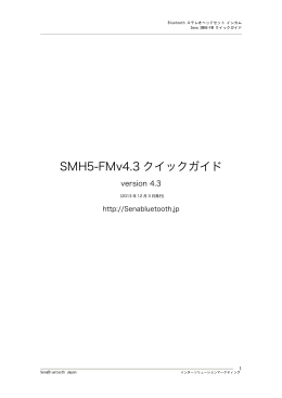 SMH5-FMv4.3 クイックガイド