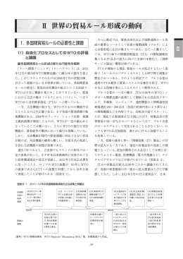 Ⅱ 世界の貿易ルール形成の動向