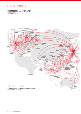 国際線ルートマップ