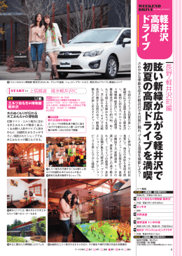 眩 い 新緑が広がる軽井沢で 初夏 の 高原ドライブを満喫