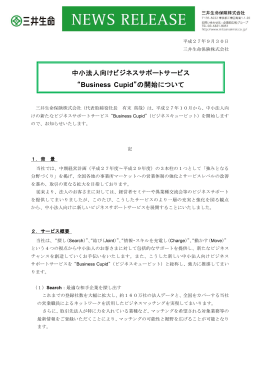 中小法人向けビジネスサポートサービス"Business