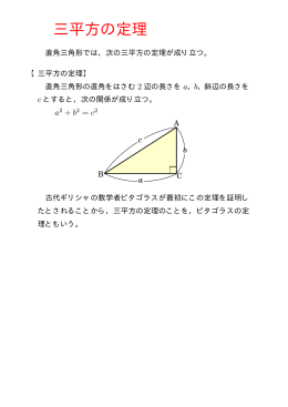 三平方の定理 応用問題 関数