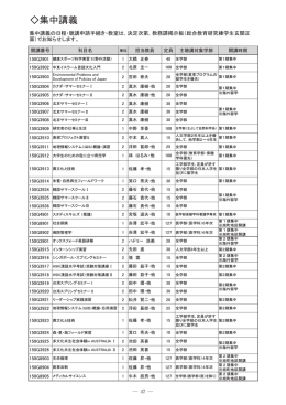 第1学期・第2学期