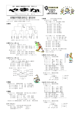 学校だより9-9（田川新人大会組合せ） （PDF：1283KB）