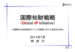 国際知財戦略