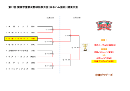 第17回 関東学童軟式野球秋季大会（日本ハム旗杯
