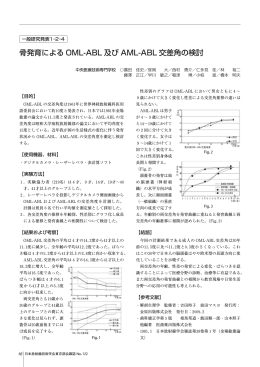 骨の発育によるOML-ABL及びAML