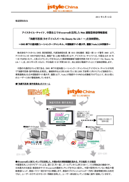 PDFファイルで表示 - istyle China 美韵広告（上海）有限公司