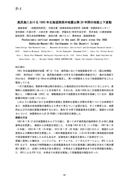 奥尻島における 1993 年北海道南西沖地震以降 20 年間の