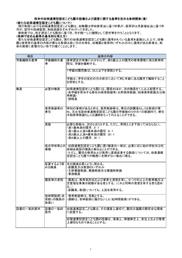 項目 保育認定の有無にかかわらず、満3歳以上の園児の教育