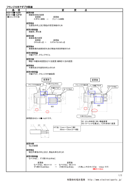 NCS-16 フランジ付アダプターの変更点（PDF）