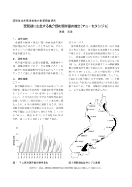 琵琶湖に生息する魚介類の現存量の推定（アユ・セタシジミ）（PDF：157KB）
