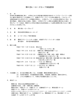 第8回ヒーローズカップ（全体）概要