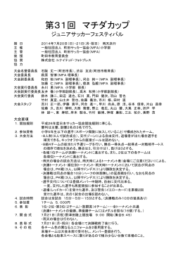 第31回 マチダカップ